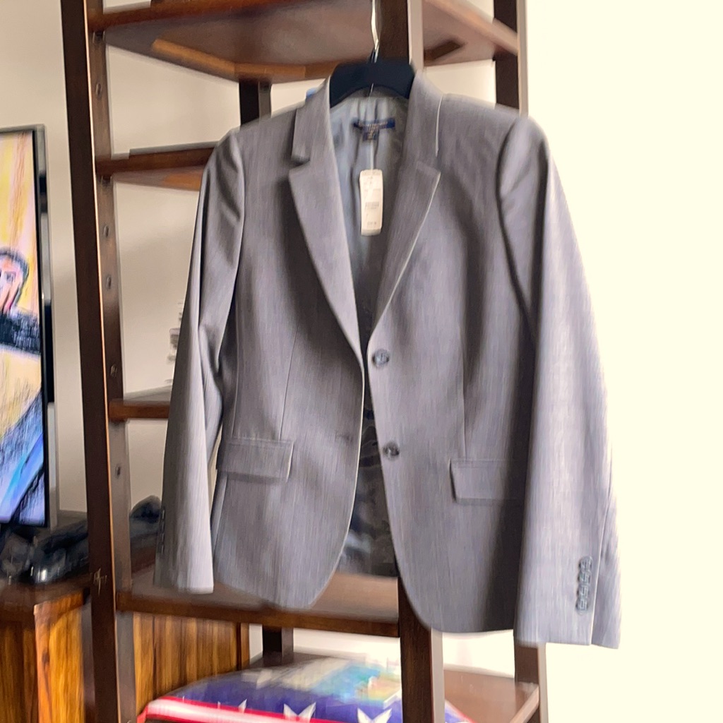 Brooks Brothers 2 Pc. Gray, 96 Percent Wool, 4 Percent Spandex.